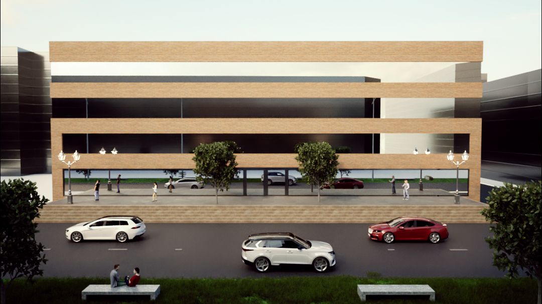 Office facade exterior